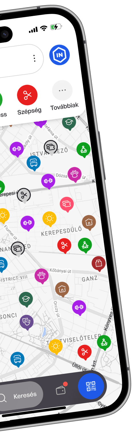 LetMeIn térkép mobilon